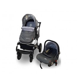 Kolica za Bebe GS-T106 BBO Matrix Set - Siva