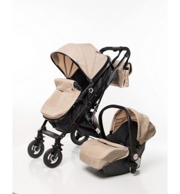 Marsi kolica za bebe sa prostranom mama torbom i nosiljkom 602-1 
