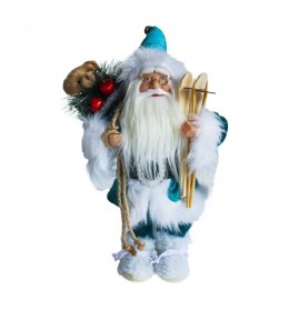 Deco Santa Deda Mraz Plava  30cm