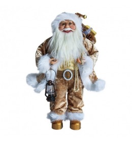 Deco Santa  Deda Mraz zlatna 45cm
