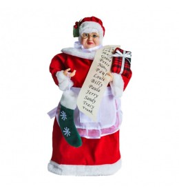 Deco Santa Baba Mrazica crvena 45cm