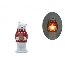 Rabbler novogodišnja figura keramička meda zvezda 22cm