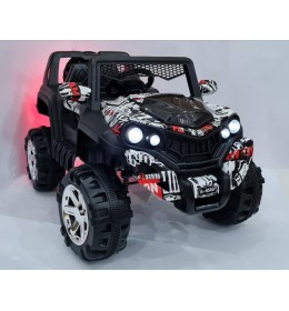 Auto na akumulator Bagi mini 4x4 Crno Beli 