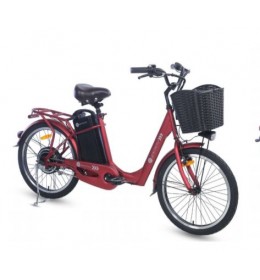 Električni bicikl 22" DAKOTA 250W 36V/12Ah crvena