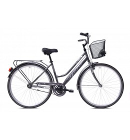 Capriolo ženski bicikl amsterdam lady 28"HT siva 18"