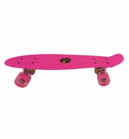 Dečiji skejtbord sa svetlećim točkićima TS-001 Pink Tamna 