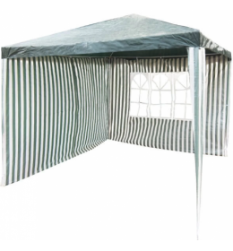 Paviljon sa Dve Stranice 3x3x2,5m Zeleno Beli
