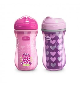 Chicco čaša 14M+  active cup Roze