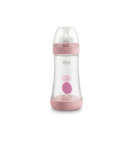 Chicco P5 flašica  240ML 2M+ Roze 