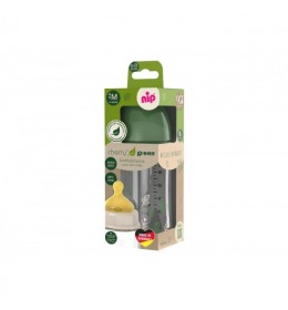 Nip green staklena flašica  240Ml zelena