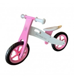 Balansero Drveni BALANCE BIKE Roze