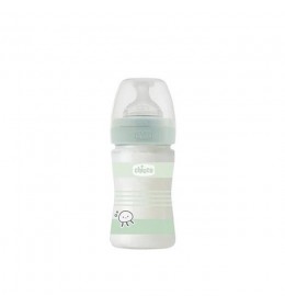 Chicco wb staklena flašica 150ml, silikon,uni 