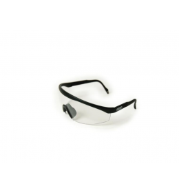 Zaštitne naočare belo staklo, crn okvir  veće