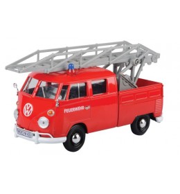 Metalni auto 1:24 Volkswagen fire truck W/AERIAL LADDER 