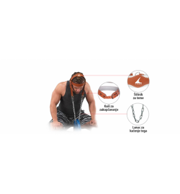 Kapa za vrat za vežbanje vratnih mišića