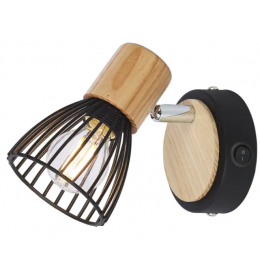 Spot crna drvo lampa 