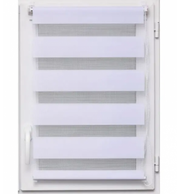 Zavesa rolo zebra 60x180 cm bela