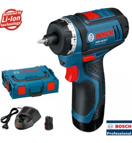 Akumulatorski odvrtač Bosch Professional GSR 10,8-LI + L-BOXX