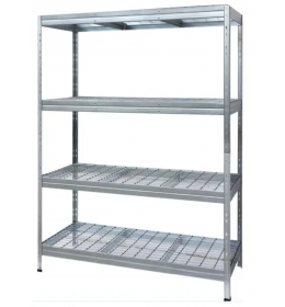 Polica metalna žičana čaura kačenje 300kg 180x120x45 4nivoa