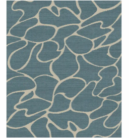Tepih outdoor slonova kost/srebrno/plavi 160x230cm