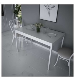 Klub sto beli 70x120cm Alesta 