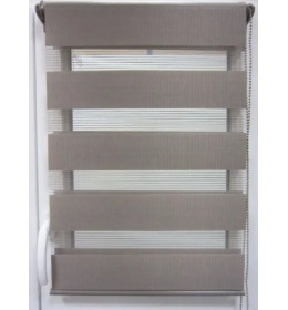 Zavesa rolo zebra 120x250 cm tamno siva