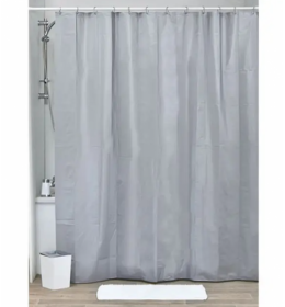 Zavesa za kadu 180x200cm eva laser srebrna tendance