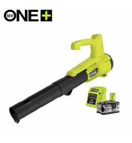 Aku. duvač lišća u setu sa punjačem i baterijom 4Ah 18V ONE+  RYOBI RY18BLA-140