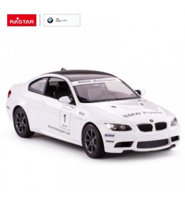 Automobil RC Rastar BMW M3 sa volanom 1:14 beli