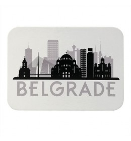Metalna kutija Belgrade 14,2x10x3 cm svetla siva 