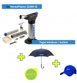 Butan lampa DREMEL Versa flame + kišobran i kačket GRATIS