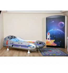 Auto krevet SPACE SHIP FULL LED