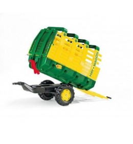 Prikolica Hay Wagon zelena 1 122981 RollyToys