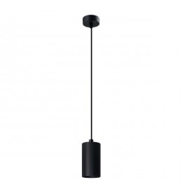 Tubo Viseća Lampa Crna 1x25W GU10 klosz 10cm