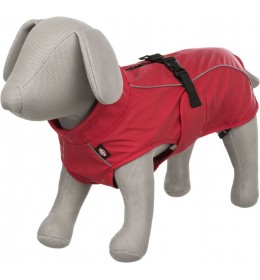 Kišni mantil za pse Vimy crvena leđa 45cm
