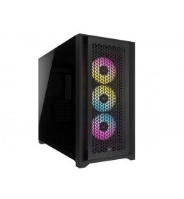 Kućište CORSAIR iCUE 5000D AIRFLOW Mid-Tower/Gaming/ATX/kaljeno staklo/bez napajanja/RGB/crna