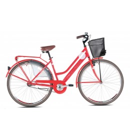 City Bike Amsterdam Lady 28 Crvena