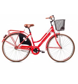 City Bike Amsterdam lady crveno 