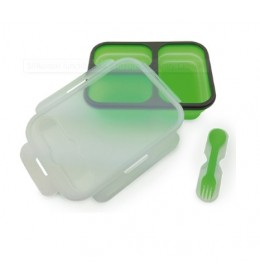 Silikonski lunchbox sa 3 pregrade CR6698