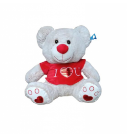 Plisani meda u majici 50cm I love u