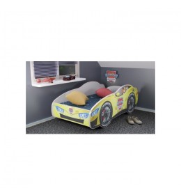 Dečiji krevet 160x80cm trkacki auto dog adventure yellow 74034