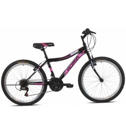 Dečiji Bicikl Adria Stringer 24 Crna i Pink 12.5