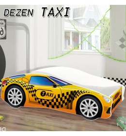 Dečiji Krevet Auto 160x80 cm Dezen Taxi