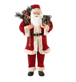 Deda Mraz sa poklonom i džakom Deco Santa 110 cm
