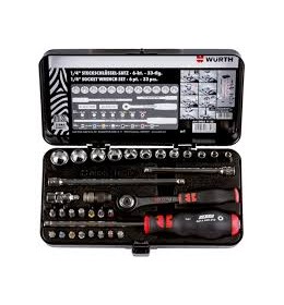 Wurth set Zebra nasadnika 1/4, 6-ugaoni 32 komada