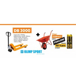 Akcija Paletar DB 3000 + Compact kolica i Bomber set odvijaca 2pcs