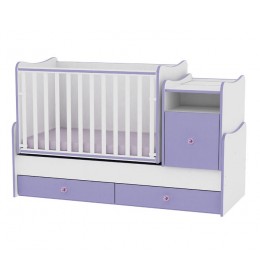 Drveni Krevetac Trend Plus White-Violet