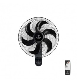 Zidni ventilator 45cm, ac motori i tajmer 75w  crni estia es06-21177 