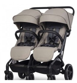 Kolica za blizance Eurocart Easy Go Echo Cloudy Bež