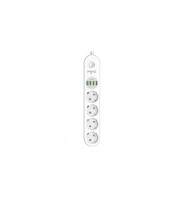 Voltaic Power Strip 16A/4000W/4USB/4 sockets